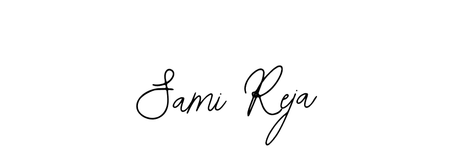 How to make Sami Reja name signature. Use Bearetta-2O07w style for creating short signs online. This is the latest handwritten sign. Sami Reja signature style 12 images and pictures png