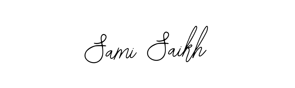 Use a signature maker to create a handwritten signature online. With this signature software, you can design (Bearetta-2O07w) your own signature for name Sami Saikh. Sami Saikh signature style 12 images and pictures png