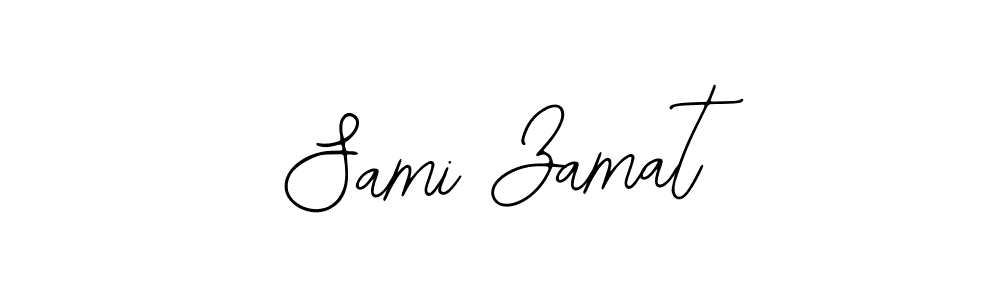 The best way (Bearetta-2O07w) to make a short signature is to pick only two or three words in your name. The name Sami Zamat include a total of six letters. For converting this name. Sami Zamat signature style 12 images and pictures png