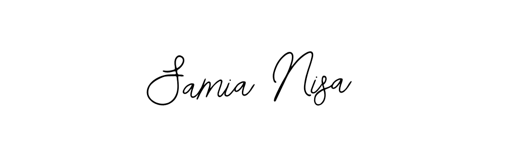 Similarly Bearetta-2O07w is the best handwritten signature design. Signature creator online .You can use it as an online autograph creator for name Samia Nisa. Samia Nisa signature style 12 images and pictures png