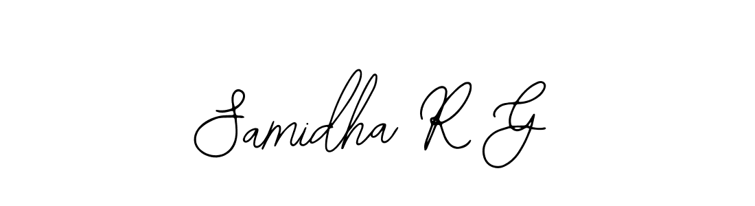 Make a beautiful signature design for name Samidha R G. With this signature (Bearetta-2O07w) style, you can create a handwritten signature for free. Samidha R G signature style 12 images and pictures png