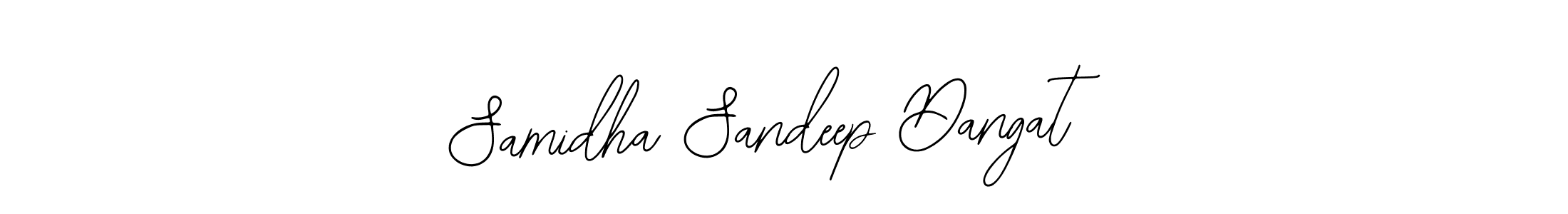 You should practise on your own different ways (Bearetta-2O07w) to write your name (Samidha Sandeep Dangat) in signature. don't let someone else do it for you. Samidha Sandeep Dangat signature style 12 images and pictures png