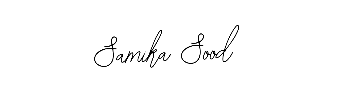 Samika Sood stylish signature style. Best Handwritten Sign (Bearetta-2O07w) for my name. Handwritten Signature Collection Ideas for my name Samika Sood. Samika Sood signature style 12 images and pictures png