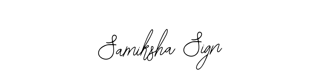 Make a short Samiksha Sign signature style. Manage your documents anywhere anytime using Bearetta-2O07w. Create and add eSignatures, submit forms, share and send files easily. Samiksha Sign signature style 12 images and pictures png