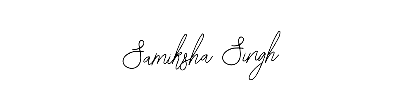 How to Draw Samiksha Singh signature style? Bearetta-2O07w is a latest design signature styles for name Samiksha Singh. Samiksha Singh signature style 12 images and pictures png