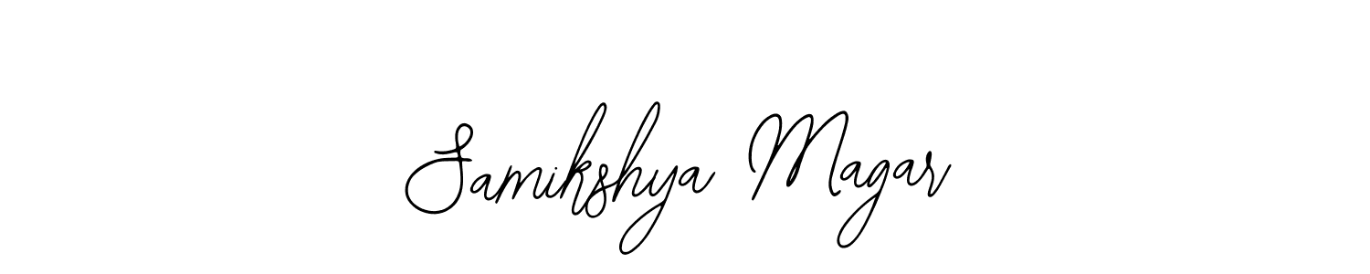 Make a beautiful signature design for name Samikshya Magar. Use this online signature maker to create a handwritten signature for free. Samikshya Magar signature style 12 images and pictures png