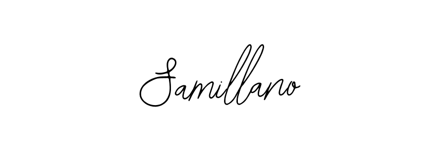 Make a beautiful signature design for name Samillano. With this signature (Bearetta-2O07w) style, you can create a handwritten signature for free. Samillano signature style 12 images and pictures png