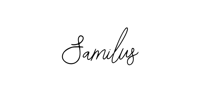 Make a beautiful signature design for name Samilus. Use this online signature maker to create a handwritten signature for free. Samilus signature style 12 images and pictures png