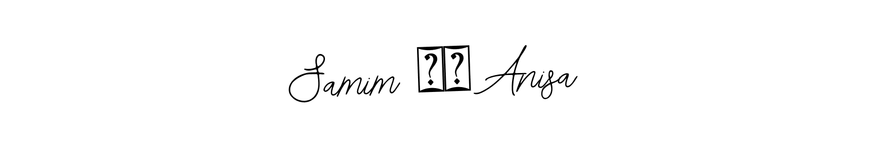 Make a beautiful signature design for name Samim ❤️ Anisa. With this signature (Bearetta-2O07w) style, you can create a handwritten signature for free. Samim ❤️ Anisa signature style 12 images and pictures png