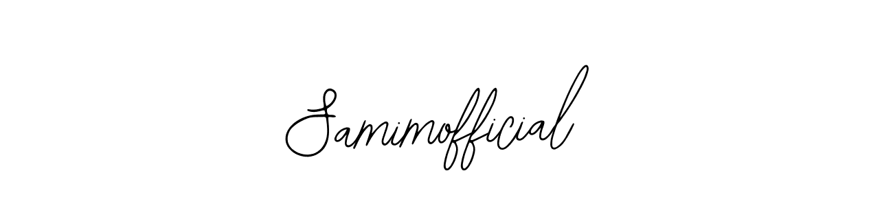 Make a beautiful signature design for name Samimofficial. Use this online signature maker to create a handwritten signature for free. Samimofficial signature style 12 images and pictures png