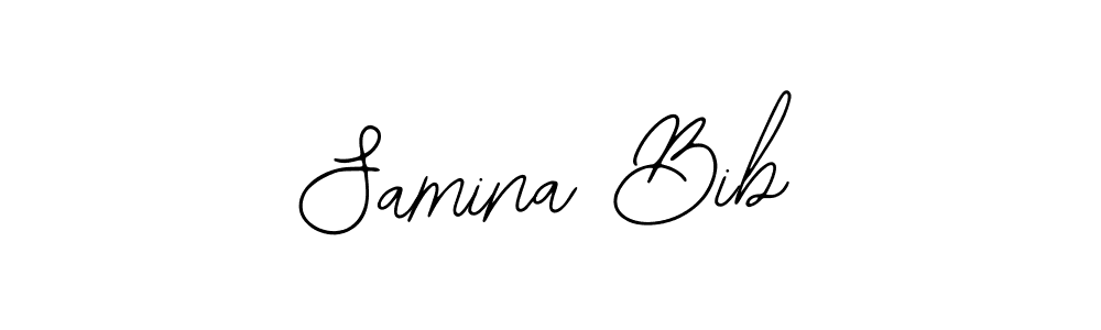 Also we have Samina Bib name is the best signature style. Create professional handwritten signature collection using Bearetta-2O07w autograph style. Samina Bib signature style 12 images and pictures png