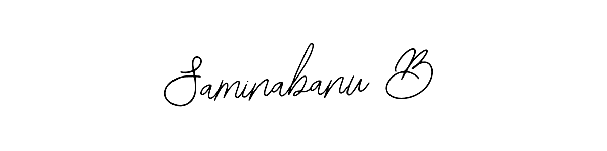 Make a beautiful signature design for name Saminabanu B. With this signature (Bearetta-2O07w) style, you can create a handwritten signature for free. Saminabanu B signature style 12 images and pictures png