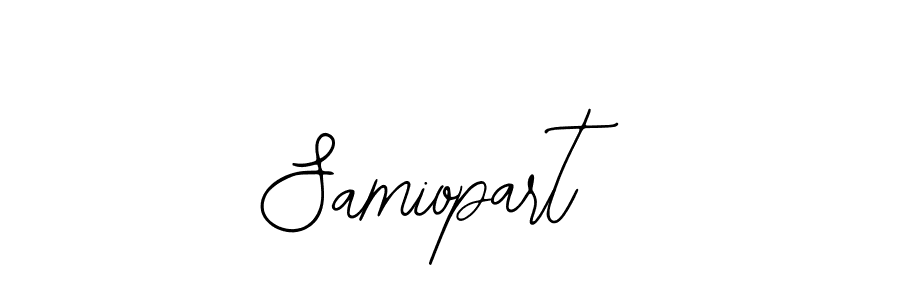 Use a signature maker to create a handwritten signature online. With this signature software, you can design (Bearetta-2O07w) your own signature for name Samiopart. Samiopart signature style 12 images and pictures png