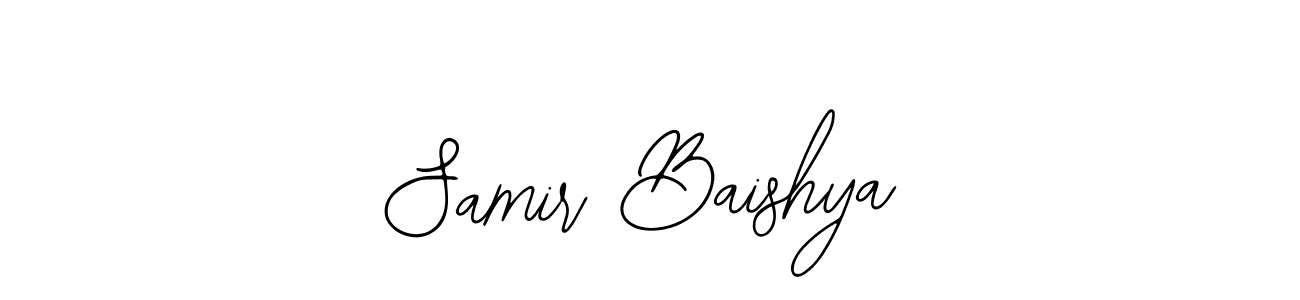 Create a beautiful signature design for name Samir Baishya. With this signature (Bearetta-2O07w) fonts, you can make a handwritten signature for free. Samir Baishya signature style 12 images and pictures png