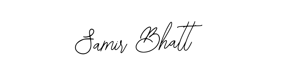 Create a beautiful signature design for name Samir Bhatt. With this signature (Bearetta-2O07w) fonts, you can make a handwritten signature for free. Samir Bhatt signature style 12 images and pictures png