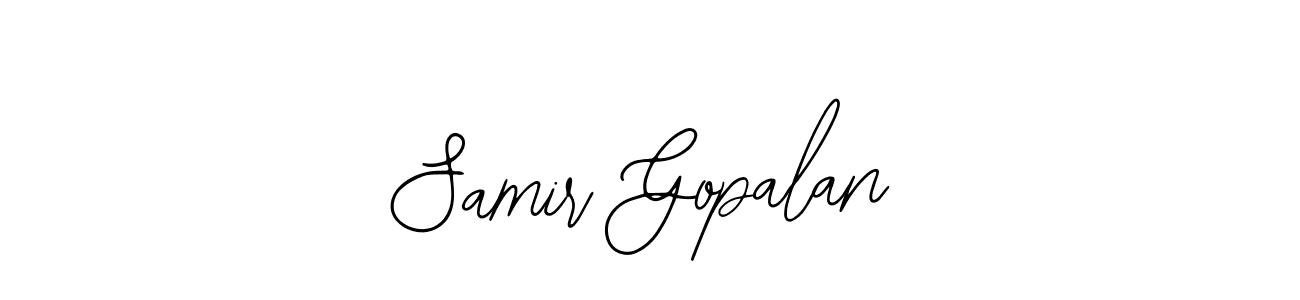 Use a signature maker to create a handwritten signature online. With this signature software, you can design (Bearetta-2O07w) your own signature for name Samir Gopalan. Samir Gopalan signature style 12 images and pictures png