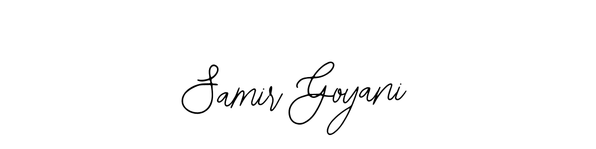 Samir Goyani stylish signature style. Best Handwritten Sign (Bearetta-2O07w) for my name. Handwritten Signature Collection Ideas for my name Samir Goyani. Samir Goyani signature style 12 images and pictures png