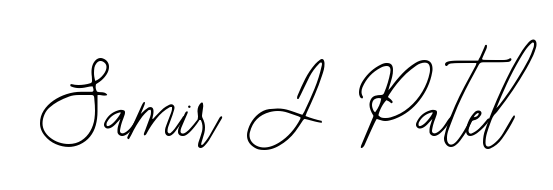 Get inspired by this graceful Bearetta-2O07w signature style for name Samir J Patel. Smooth loops and balanced proportions for everyday use. Samir J Patel signature style 12 images and pictures png