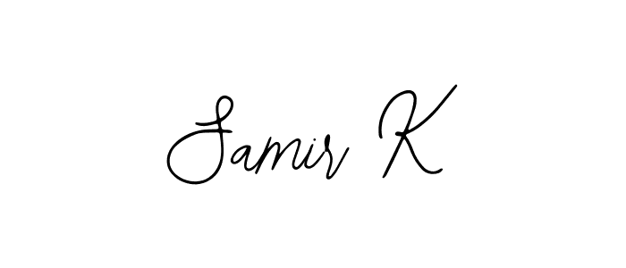 It looks lik you need a new signature style for name Samir K. Design unique handwritten (Bearetta-2O07w) signature with our free signature maker in just a few clicks. Samir K signature style 12 images and pictures png