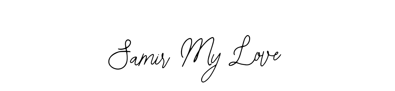 Check out images of Autograph of Samir My Love name. Actor Samir My Love Signature Style. Bearetta-2O07w is a professional sign style online. Samir My Love signature style 12 images and pictures png