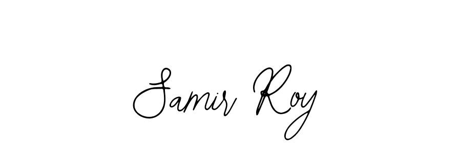 Use a signature maker to create a handwritten signature online. With this signature software, you can design (Bearetta-2O07w) your own signature for name Samir Roy. Samir Roy signature style 12 images and pictures png