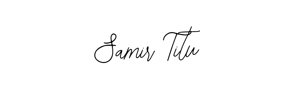 Similarly Bearetta-2O07w is the best handwritten signature design. Signature creator online .You can use it as an online autograph creator for name Samir Titu. Samir Titu signature style 12 images and pictures png