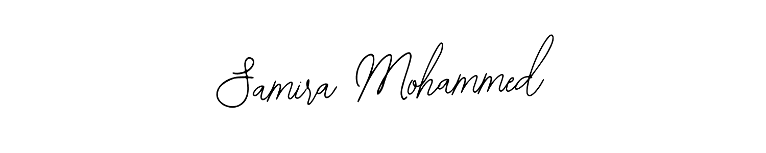 How to make Samira Mohammed signature? Bearetta-2O07w is a professional autograph style. Create handwritten signature for Samira Mohammed name. Samira Mohammed signature style 12 images and pictures png