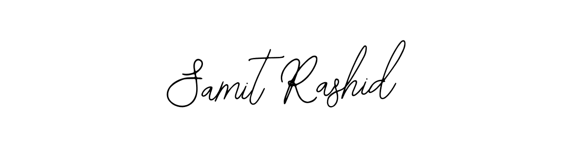 Make a beautiful signature design for name Samit Rashid. With this signature (Bearetta-2O07w) style, you can create a handwritten signature for free. Samit Rashid signature style 12 images and pictures png