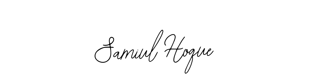 Samiul Hoque stylish signature style. Best Handwritten Sign (Bearetta-2O07w) for my name. Handwritten Signature Collection Ideas for my name Samiul Hoque. Samiul Hoque signature style 12 images and pictures png