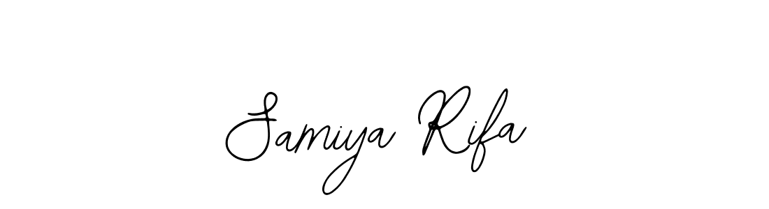 Samiya Rifa stylish signature style. Best Handwritten Sign (Bearetta-2O07w) for my name. Handwritten Signature Collection Ideas for my name Samiya Rifa. Samiya Rifa signature style 12 images and pictures png