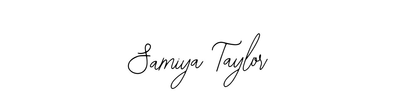 Similarly Bearetta-2O07w is the best handwritten signature design. Signature creator online .You can use it as an online autograph creator for name Samiya Taylor. Samiya Taylor signature style 12 images and pictures png