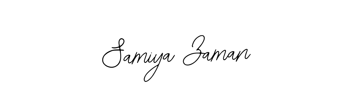 Use a signature maker to create a handwritten signature online. With this signature software, you can design (Bearetta-2O07w) your own signature for name Samiya Zaman. Samiya Zaman signature style 12 images and pictures png
