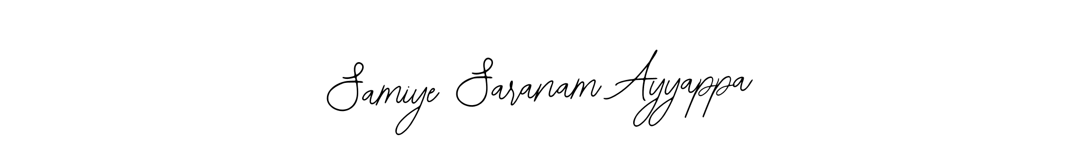 Create a beautiful signature design for name Samiye Saranam Ayyappa. With this signature (Bearetta-2O07w) fonts, you can make a handwritten signature for free. Samiye Saranam Ayyappa signature style 12 images and pictures png