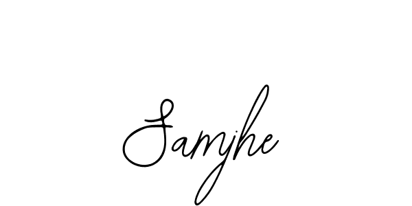 Create a beautiful signature design for name Samjhe. With this signature (Bearetta-2O07w) fonts, you can make a handwritten signature for free. Samjhe signature style 12 images and pictures png