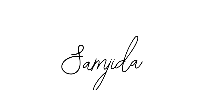 How to make Samjida signature? Bearetta-2O07w is a professional autograph style. Create handwritten signature for Samjida name. Samjida signature style 12 images and pictures png