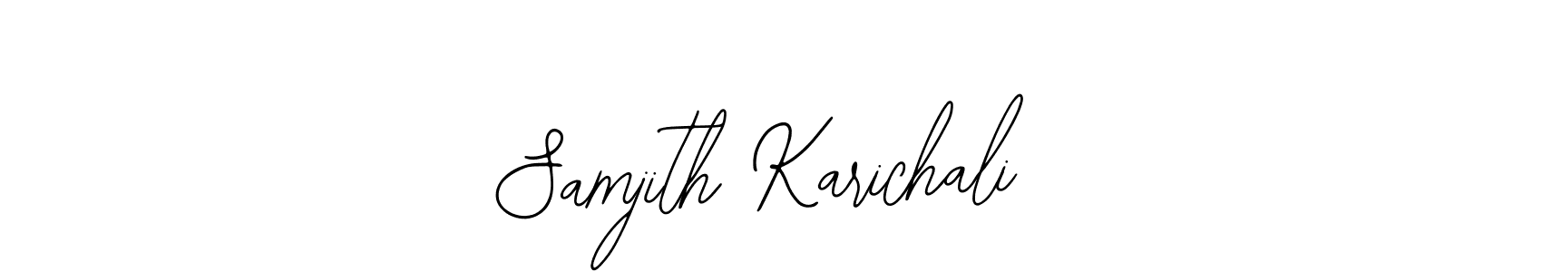 Create a beautiful signature design for name Samjith Karichali. With this signature (Bearetta-2O07w) fonts, you can make a handwritten signature for free. Samjith Karichali signature style 12 images and pictures png