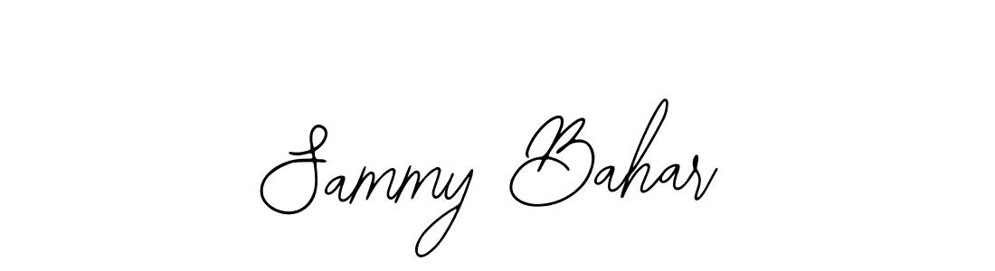 Make a short Sammy Bahar signature style. Manage your documents anywhere anytime using Bearetta-2O07w. Create and add eSignatures, submit forms, share and send files easily. Sammy Bahar signature style 12 images and pictures png