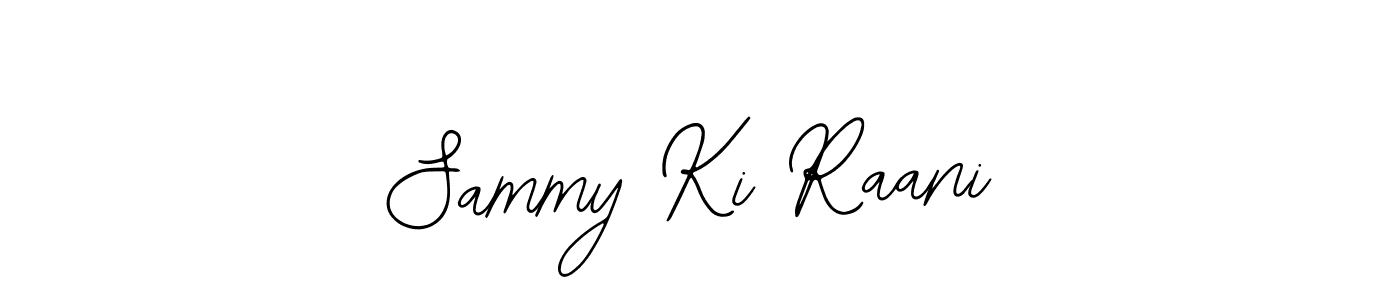 Use a signature maker to create a handwritten signature online. With this signature software, you can design (Bearetta-2O07w) your own signature for name Sammy Ki Raani. Sammy Ki Raani signature style 12 images and pictures png