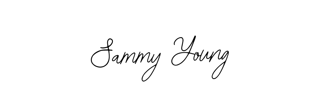 The best way (Bearetta-2O07w) to make a short signature is to pick only two or three words in your name. The name Sammy Young include a total of six letters. For converting this name. Sammy Young signature style 12 images and pictures png