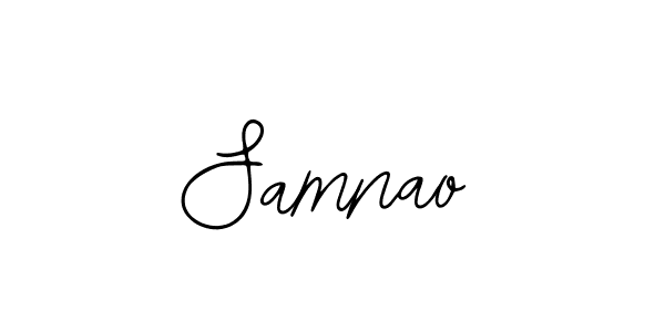 The best way (Bearetta-2O07w) to make a short signature is to pick only two or three words in your name. The name Samnao include a total of six letters. For converting this name. Samnao signature style 12 images and pictures png