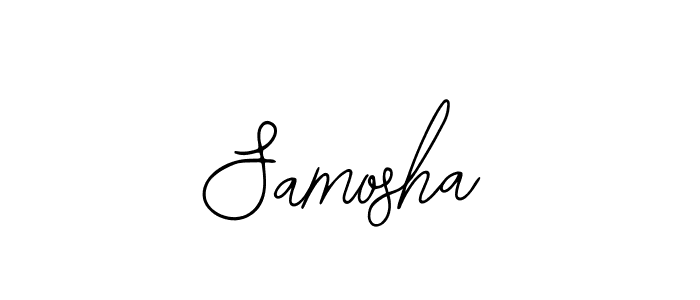 Make a beautiful signature design for name Samosha. With this signature (Bearetta-2O07w) style, you can create a handwritten signature for free. Samosha signature style 12 images and pictures png