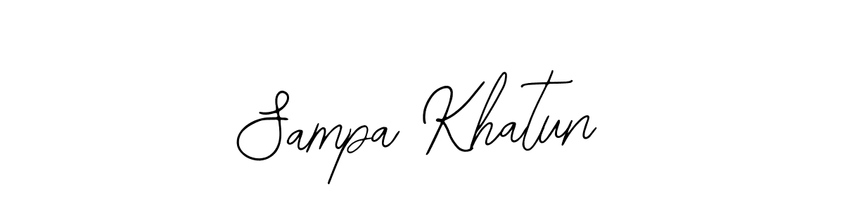 Make a beautiful signature design for name Sampa Khatun. Use this online signature maker to create a handwritten signature for free. Sampa Khatun signature style 12 images and pictures png