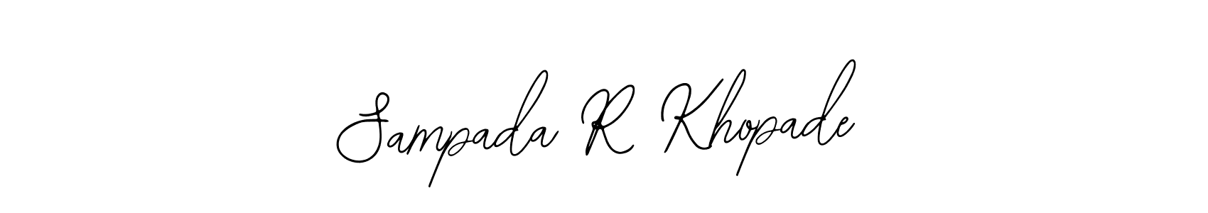 How to make Sampada R Khopade signature? Bearetta-2O07w is a professional autograph style. Create handwritten signature for Sampada R Khopade name. Sampada R Khopade signature style 12 images and pictures png
