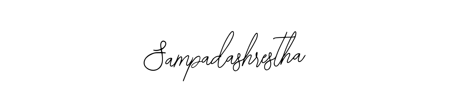 Create a beautiful signature design for name Sampadashrestha. With this signature (Bearetta-2O07w) fonts, you can make a handwritten signature for free. Sampadashrestha signature style 12 images and pictures png