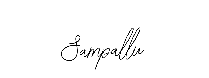 if you are searching for the best signature style for your name Sampallu. so please give up your signature search. here we have designed multiple signature styles  using Bearetta-2O07w. Sampallu signature style 12 images and pictures png