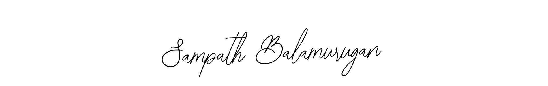Bearetta-2O07w is a professional signature style that is perfect for those who want to add a touch of class to their signature. It is also a great choice for those who want to make their signature more unique. Get Sampath Balamurugan name to fancy signature for free. Sampath Balamurugan signature style 12 images and pictures png