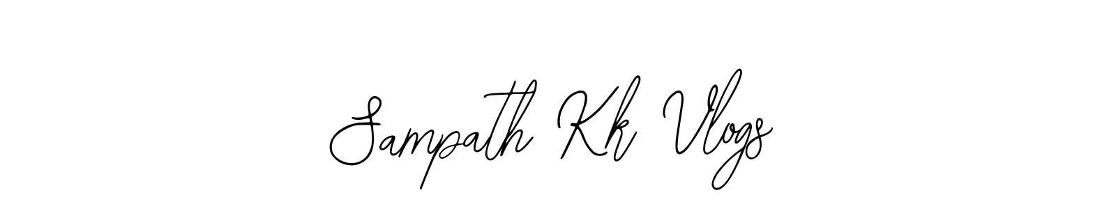 Create a beautiful signature design for name Sampath Kk Vlogs. With this signature (Bearetta-2O07w) fonts, you can make a handwritten signature for free. Sampath Kk Vlogs signature style 12 images and pictures png