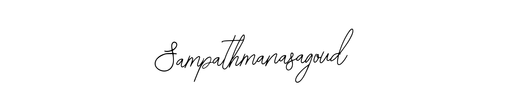 Design your own signature with our free online signature maker. With this signature software, you can create a handwritten (Bearetta-2O07w) signature for name Sampathmanasagoud. Sampathmanasagoud signature style 12 images and pictures png