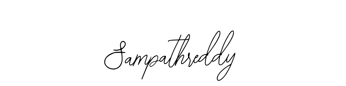 Sampathreddy stylish signature style. Best Handwritten Sign (Bearetta-2O07w) for my name. Handwritten Signature Collection Ideas for my name Sampathreddy. Sampathreddy signature style 12 images and pictures png