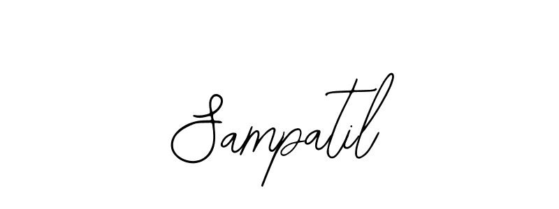 Design your own signature with our free online signature maker. With this signature software, you can create a handwritten (Bearetta-2O07w) signature for name Sampatil. Sampatil signature style 12 images and pictures png